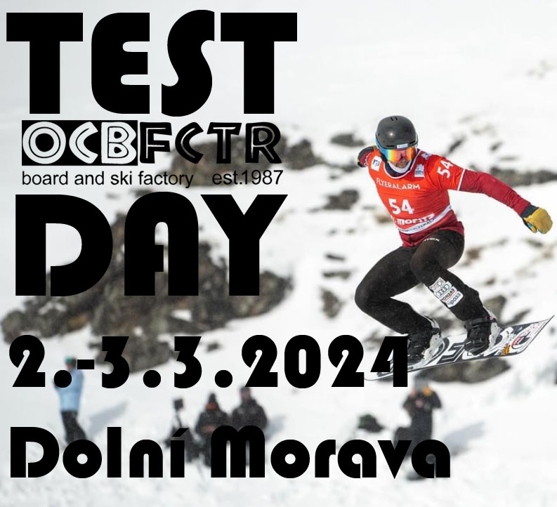 OCB snowboardy - test day Dolní Morava